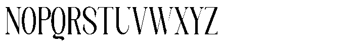 Axerifa Bold Condensed Font UPPERCASE