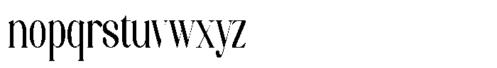 Axerifa Bold Condensed Font LOWERCASE