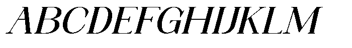 Axerifa Bold Expanded Italic Font UPPERCASE