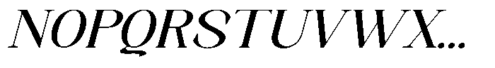 Axerifa Bold Expanded Italic Font UPPERCASE