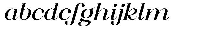 Axerifa Bold Expanded Italic FONT