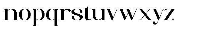 Axerifa Bold Expanded Font LOWERCASE