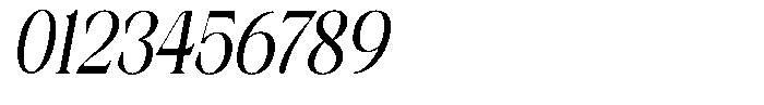 Axerifa Bold Semi Condensed Italic Font OTHER CHARS