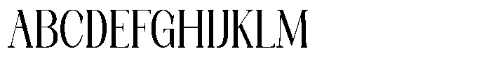 Axerifa Bold Semi Condensed Font UPPERCASE