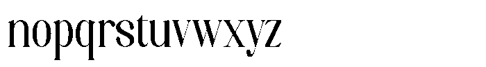 Axerifa Bold Semi Condensed Font LOWERCASE