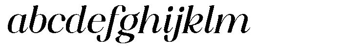 Axerifa Bold Semi Expanded Italic FONT