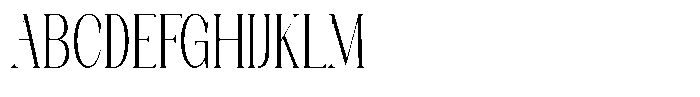 Axerifa Condensed Font UPPERCASE