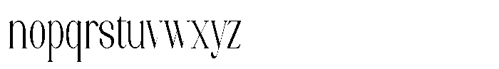 Axerifa Condensed Font LOWERCASE