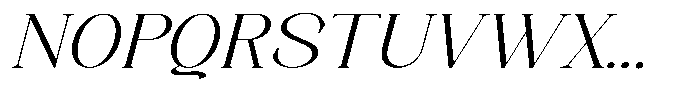 Axerifa Expanded Italic Font UPPERCASE
