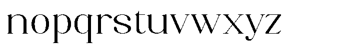 Axerifa Expanded Font LOWERCASE