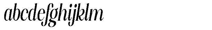 Axerifa Extra Bold Condensed Italic FONT