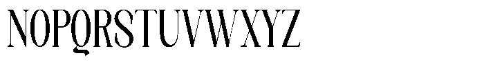 Axerifa Extra Bold Condensed Font UPPERCASE