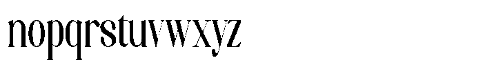 Axerifa Extra Bold Condensed Font LOWERCASE