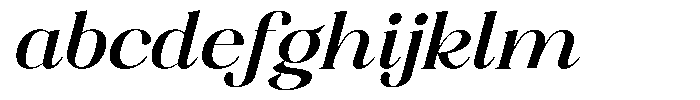 Axerifa Extra Bold Expanded Italic FONT