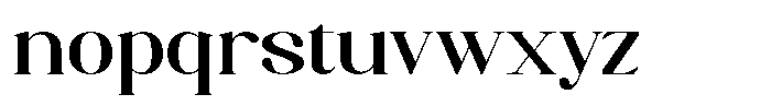 Axerifa Extra Bold Expanded Font LOWERCASE