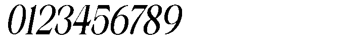 Axerifa Extra Bold Semi Condensed Italic Font OTHER CHARS