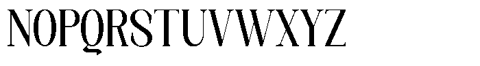 Axerifa Extra Bold Semi Condensed Font UPPERCASE