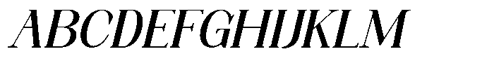 Axerifa Extra Bold Semi Expanded Italic Font UPPERCASE