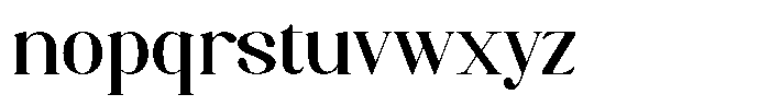 Axerifa Extra Bold Semi Expanded Font LOWERCASE