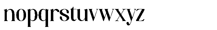 Axerifa Extra Bold Font LOWERCASE