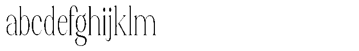 Axerifa Extra Light Condensed FONT