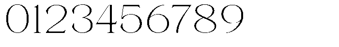 Axerifa Extra Light Expanded Font OTHER CHARS