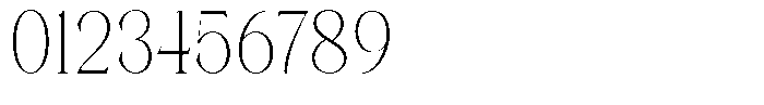 Axerifa Extra Light Semi Condensed Font OTHER CHARS