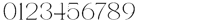 Axerifa Extra Light Semi Expanded Font OTHER CHARS