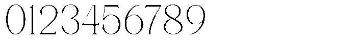 Axerifa Extra Light Font OTHER CHARS