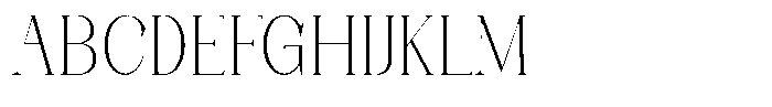 Axerifa Extra Light Font UPPERCASE