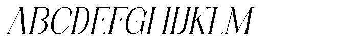 Axerifa Italic Font UPPERCASE