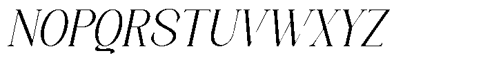 Axerifa Italic Font UPPERCASE