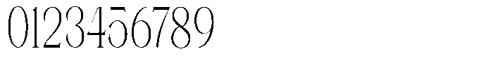 Axerifa Light Condensed Font OTHER CHARS