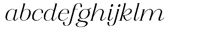 Axerifa Light Expanded Italic FONT