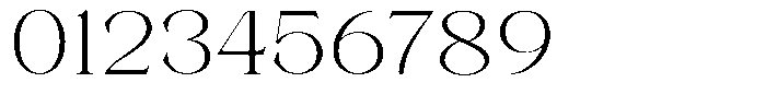 Axerifa Light Expanded Font OTHER CHARS