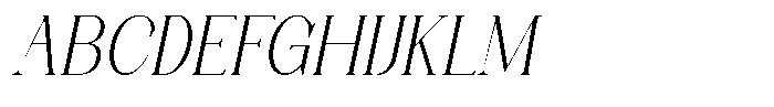 Axerifa Light Italic Font UPPERCASE
