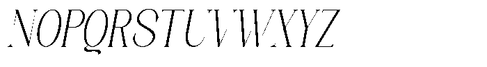 Axerifa Light Semi Condensed Italic Font UPPERCASE