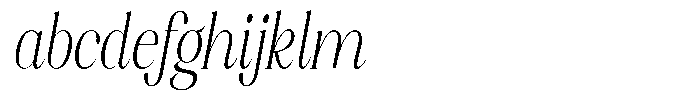 Axerifa Light Semi Condensed Italic FONT