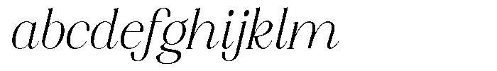 Axerifa Light Semi Expanded Italic FONT