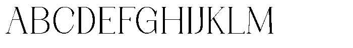 Axerifa Light Semi Expanded Font UPPERCASE