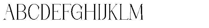 Axerifa Light Font UPPERCASE