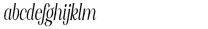 Axerifa Medium Condensed Italic FONT