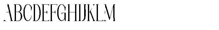 Axerifa Medium Condensed Font UPPERCASE