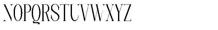Axerifa Medium Condensed Font UPPERCASE