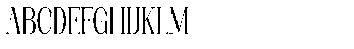 Axerifa Semi Bold Condensed Font UPPERCASE