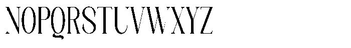 Axerifa Semi Bold Condensed Font UPPERCASE