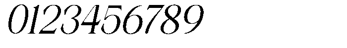 Axerifa Semi Bold Italic Font OTHER CHARS
