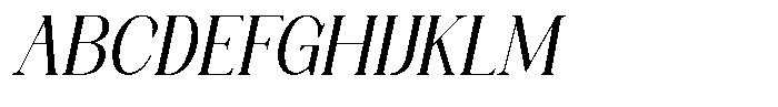 Axerifa Semi Bold Italic Font UPPERCASE