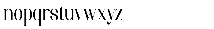 Axerifa Semi Bold Semi Condensed Font LOWERCASE