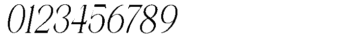 Axerifa Semi Condensed Italic Font OTHER CHARS